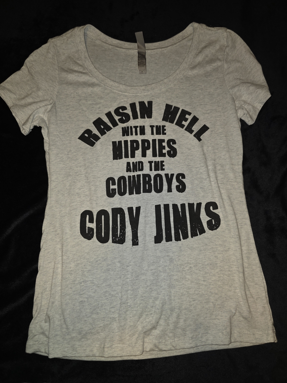 Cody Jinks 'Raisin Hell' Heather Gray Graphic Tee